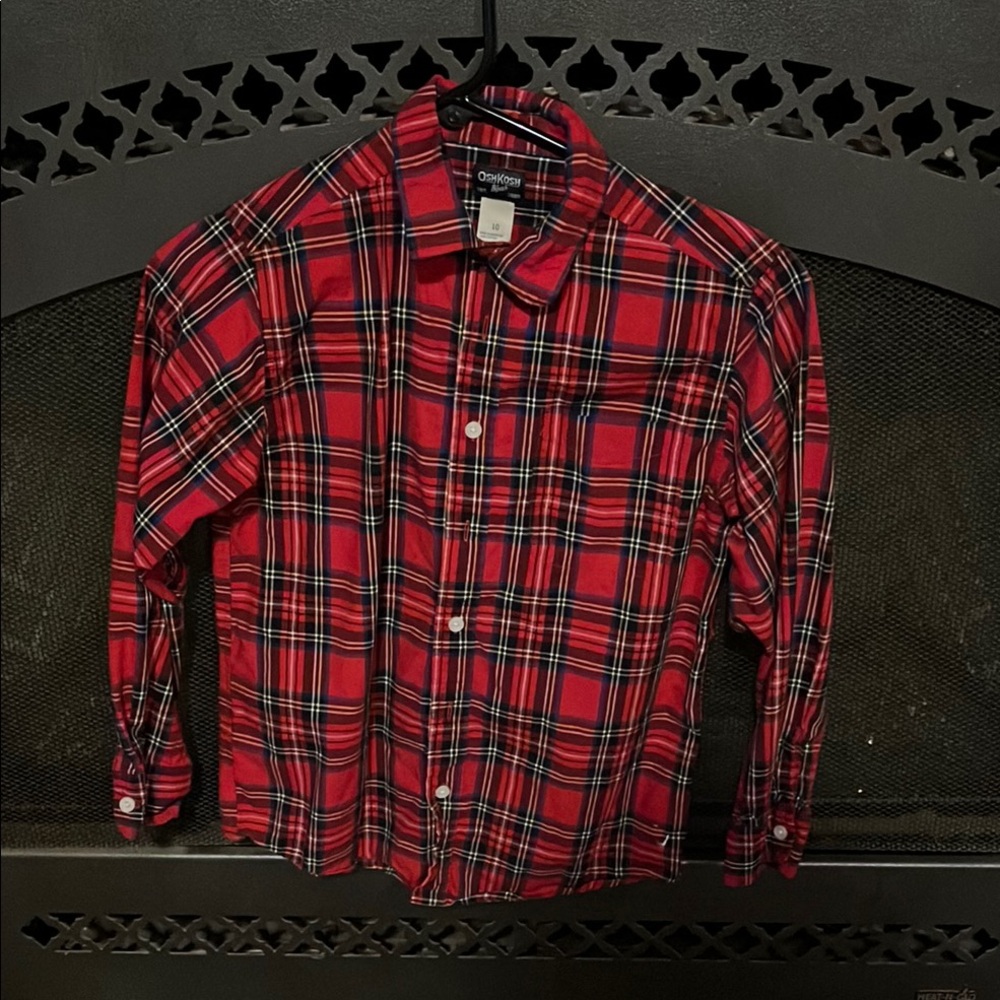 OshKosh B'gosh Red Plaid Shirt